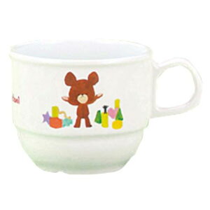 関東プラスチック工業 お子様食器 くまのがっこう スタックマグカップ M-1335J