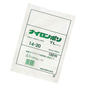 福助工業 真空包装対応規格袋 ナイロンポリ TLタイプ 100枚入 14-20 140×200