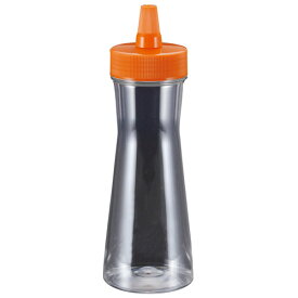 ドレッシングボトル（ネジキャップ） 402ml オレンジ FTP-360 調味料ボトル 詰め替え用ボトル ドレッシング 持ち運び アウトドア キャンプ 飲食店 家庭用 保存用