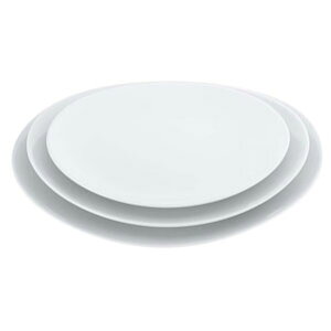 磁器 中華・洋食兼用食器 白楕円皿 25cm