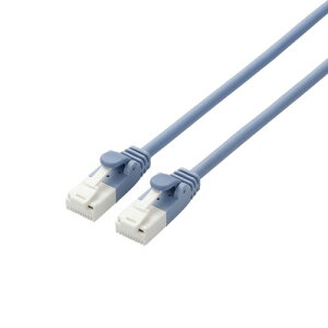 �|�X�g���� �G���R�� ELECOM �c���܂�h�~���炩LAN�P�[�u��Cat6A���� �u���[ LD-GPAYT/BU15