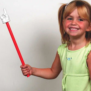 Learning Resources Hand Pointers �iSet of 3�j �n���h�|�C���^�[ 38cm 3�{�Z�b�g LER 2655