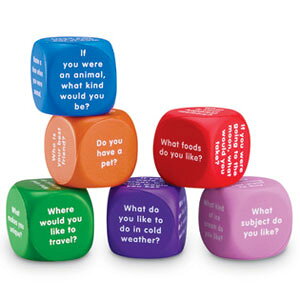 Learning Resources Conversation Cubes pbTCR LER 7300