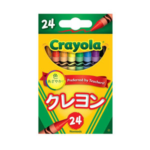 Crayola クレヨラ Crayons 24 クレヨン 24色 523024