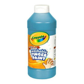 Crayola クレヨラ Washable Finger Paint Blue 水でおとせるフィンガーペイント 単色ボトル ブルー 55131642
