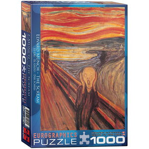 Eurographics 1000�s�[�X �W�O�\�[�p�Y�� ���[���O���t�B�b�N�X ���K�i The Scream by Edvard Munch 6000-4489