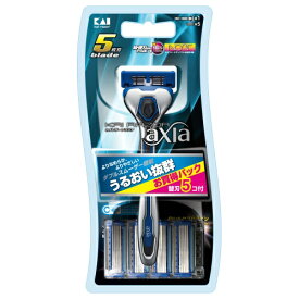 貝印 カミソリ KAI RAZOR カイレザー axia 5枚刃カミソリ コンボパック 5P