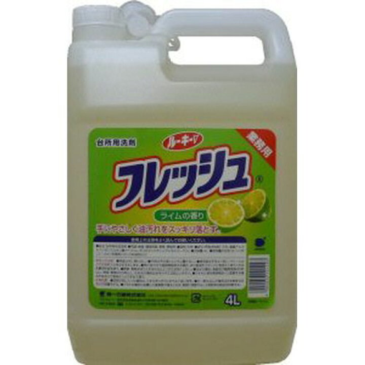 第一石鹸 ルーキーV フレッシュ 4L Webby 第一石鹸 ルーキー おふろの洗剤 1.4L 1本
