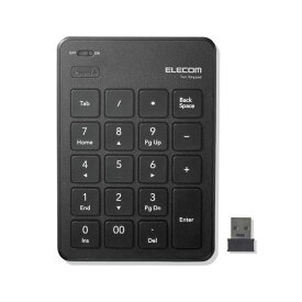 エレコム ELECOM 無線テンキーパッド パンタグラフ 薄型 ブラック TK-TDP019BK