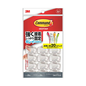 3M スリーエム コード用フック コマンドフック 20個 CMG-S-CL20