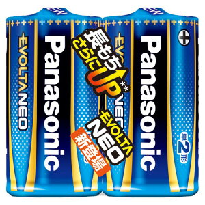 �p�i�\�j�b�N PANASONIC EVOLTA NEO �A���J�����d�r �P2�` 2�{�p�b�N LR14NJ/2SE