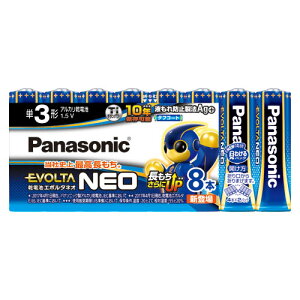 パナソニック PANASONIC EVOLTA NEO アルカリ乾電池 単3形 8本パック LR6NJ/8SW