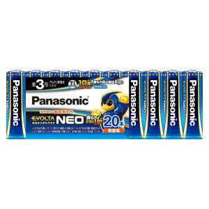 パナソニック PANASONIC EVOLTA NEO アルカリ乾電池 単3形 20本パック LR6NJ/20SW