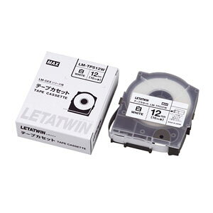 �}�b�N�X ���^�c�C�� �e�[�v�J�Z�b�g 12mm �� LM-TP512W LM90176