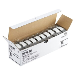 �L���O�W�� KING JIM PRO�e�[�v �G�R�p�b�N �����x�� 18mm 10�� SS18K-10PN