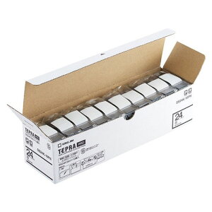 �L���O�W�� KING JIM PRO�e�[�v �G�R�p�b�N �����x�� 24mm 10�� SS24K-10PN
