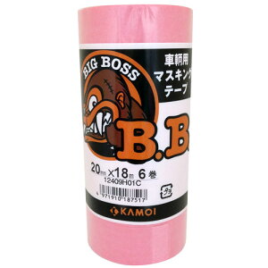 JH JC BOSSԗp}XLOe[v 20mm×18m 6 Y12#-101 2592160020