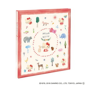 ナカバヤシ サンリオ フヤスアルバム ビス式/Lサイズ/フリー（ホワイト）台紙10枚 ハローキティ A-LF1004