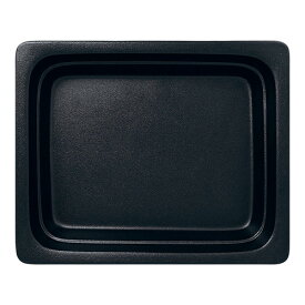 ラックポーセレン ラック ガストロノームパン 角型 1/2ブラック RA1208GNSB