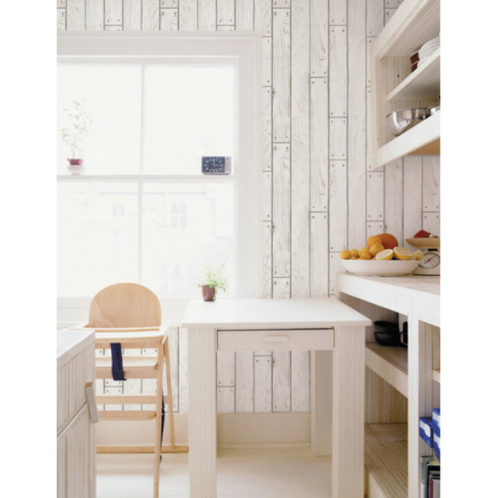 楽天市場 マスターリンクス Peta ペタ 壁紙シート 50cm 250cm ホワイトウッドパネル Vw 04 貼ってはがせる かんたん模様替え 賃貸 気分転換 Diy Webby