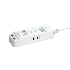 プリンストン PRINCETON 火災防止+USB給電機能付マルチタップ コンセント 3口 PPS-UTAPS1