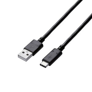 GR ELECOM USB2.0P[u A-C^Cv Fؕi 3Ao 3.0m ubN U2C-AC30NBK