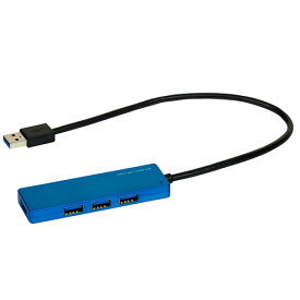 ナカバヤシ Digio2 USB3.1 Type-A 4ポートハブ ブルー UH-3184BL