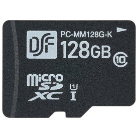 オーム電機 マイクロSDメモリーカード 128GB 高速データ転送 PC-MM128G-K