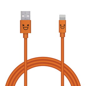 【送料無料】ポスト投函 エレコム ELECOM ライトニングケーブル 1.2m カラフル Lightning（オス） USB-A（オス） RoHS指令準拠 オレンジ MPA-FUAL12CDR