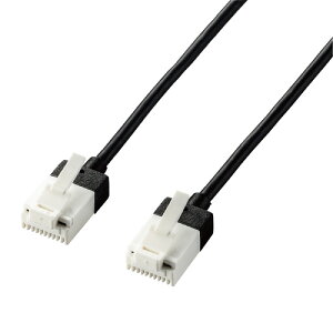 �|�X�g���� �G���R�� LAN�P�[�u�� Cat6A �X�[�p�[�X���� �c�����܂�Ȃ� 1m LD-GPASST/BK10