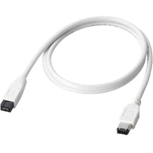 �G���R�� ELECOM FireWire�P�[�u���i9�s��-6�s���j IE-961WH