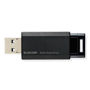 GR ELECOM SSD Ot |[^u 500GB ^ mbN USB3.2iGen1jΉ ubN PS4/PS4Pro/PS5 ESD-EPK0500GBK