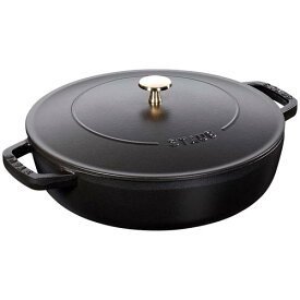 【送料無料】ストウブ staub ピコ・ココット ブレイザーソテーパン 26cm ブラック 40506-542 日本正規品業務用