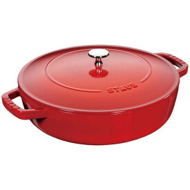 【送料無料】ストウブ staub ピコ・ココット ブレイザーソテーパン 26cm チェリー 40506-544 日本正規品業務用