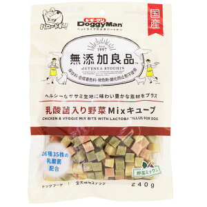 ドギーマンハヤシ 無添加良品 乳酸菌入り 野菜Mixキューブ 240g