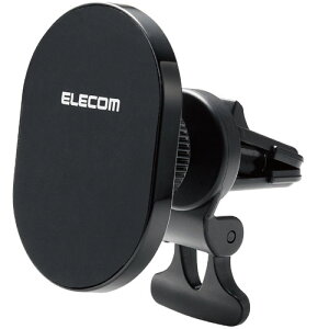 GR ELECOM MagSafeΉ X}zz_[ ԍڃANZT[ }OlbgE GARo t iPhone ubN P-CARS13BK