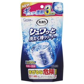 エステー 洗浄力 シュワッと洗たく槽クリーナー 64g