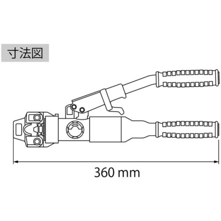 楽天市場】【送料無料】エビ 手動油圧式圧着工具 使用範囲14・22・38・60 AKH60N : Webby