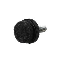 ハイロジック フェルトアジャスター 黒 20φ M6 1個入 57301