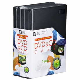オーム電機 DVD&CDケース 1枚収納×5ケース OA-RDVD-5PK