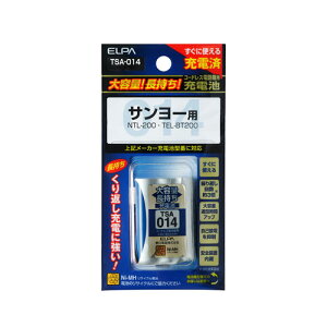 �G���p ELPA ��e�ʏ[�d�r TSA-014