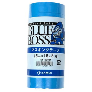 JH hp}XLOe[v BLUE BOSS 15mm×18m 8