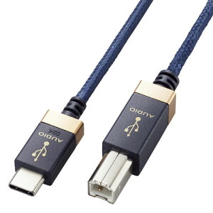 GR ELECOM P[u Type C to USB B 1m ϋv nC]Ή PC X}z/USB-B DAC Av lCr[ DH-CB10