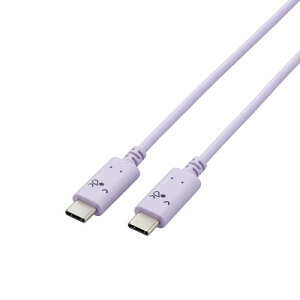 |Xg GR ELECOM P[u Type C to C 1m PD 60W iPad Pro/Air iPhone Type-C RoHSwߏ X[s[p[v×ubN MPA-CCF10PUF