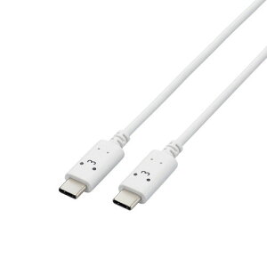 |Xg GR ELECOM P[u Type C to C 2m PD 60W iPad Pro/Air iPhone Type-C RoHSwߏ 낿zCg×ubN MPA-CCF20WF