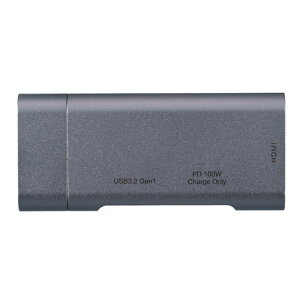 �i�J�o���V Digio2 USB Type-C �|�P�b�g�T�C�Y �h�b�L���O�X�e�[�V���� PD�Ή� �O���[ UD-C08GY