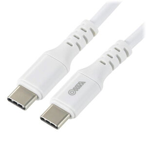 �I�[���d�@ PD�Ή�Type-C�P�[�u�� USB-C to USB-C 1m �z���C�g SMT-L10PD-W