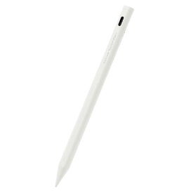 【送料無料】ポスト投函 エレコム ELECOM 充電式アクティブタッチペン ホワイト P-TPACSTAP02WH