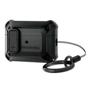 GR ELECOM AirPods Pro 2pZEROSHOCK LockP[X ubN AVA-AP4ZEROLBK