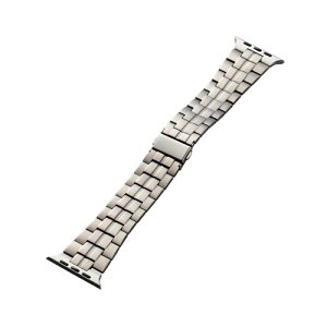 �G���R�� ELECOM Apple Watch�p�`�^���o���h 49/45/44/42mm �V���o�[ AW-49BDTITSV